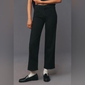 MOTHER | The Rambler Zip Ankle Jeans | Not Guilty (Black) | 33